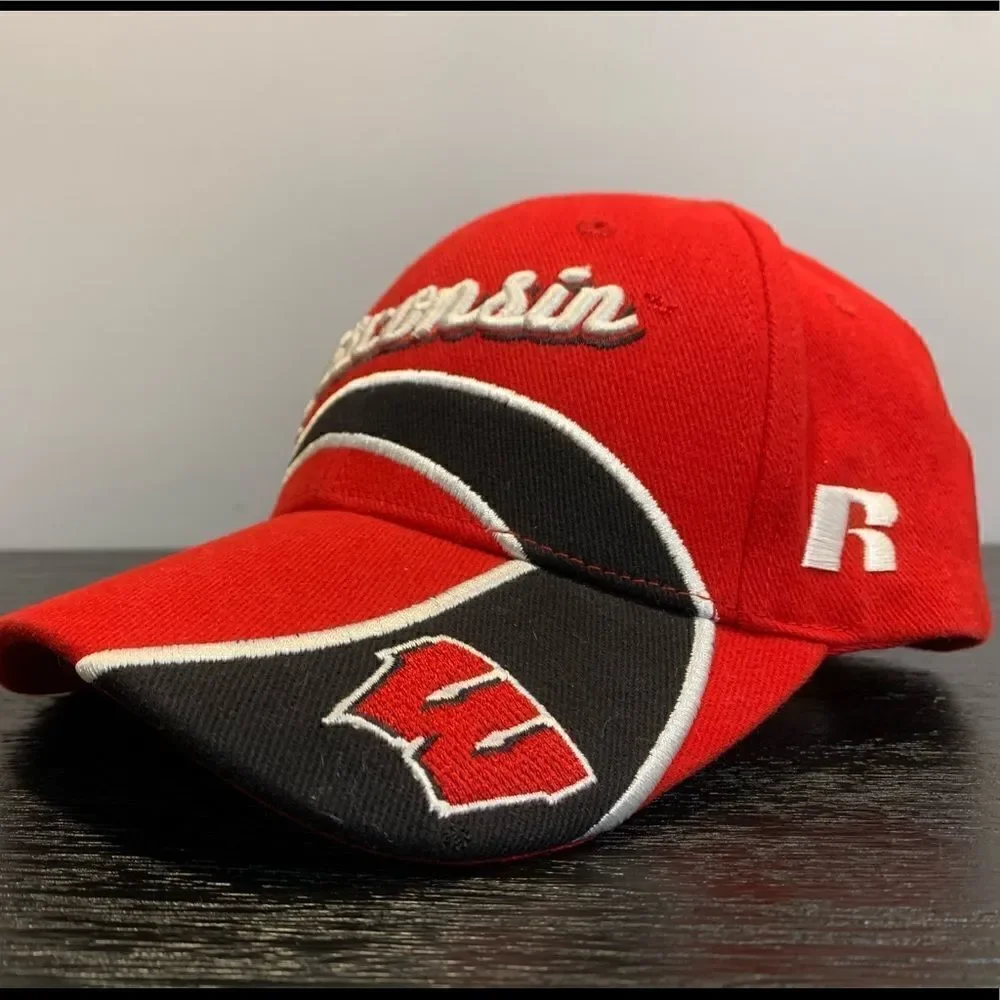 Wisconsin youth adjustable baseball hat